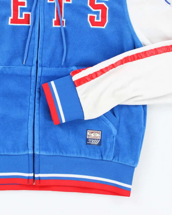 Vintage Y2K Women's Hardwood Classics New York Nets Zip Up Hoodie - S sold by Rokit product image thumbnail 4