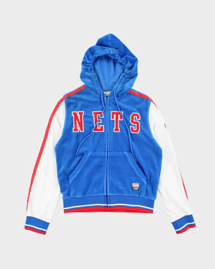 Vintage Y2K Women's Hardwood Classics New York Nets Zip Up Hoodie - S sold by Rokit