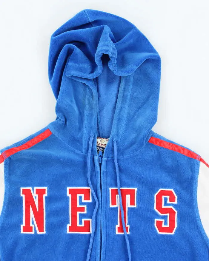 Vintage Y2K Women's Hardwood Classics New York Nets Zip Up Hoodie - S sold by Rokit product image thumbnail 3