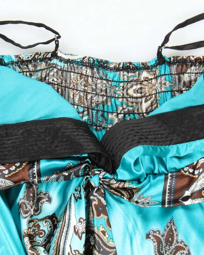 Vintage Y2k 00s Glam & Fame Satin Handkerchief Hem Dress - S/M sold by Rokit product image thumbnail 5