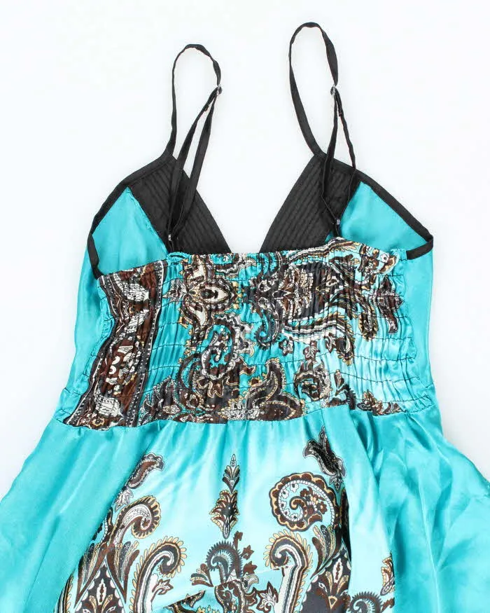 Vintage Y2k 00s Glam & Fame Satin Handkerchief Hem Dress - S/M sold by Rokit product image thumbnail 4