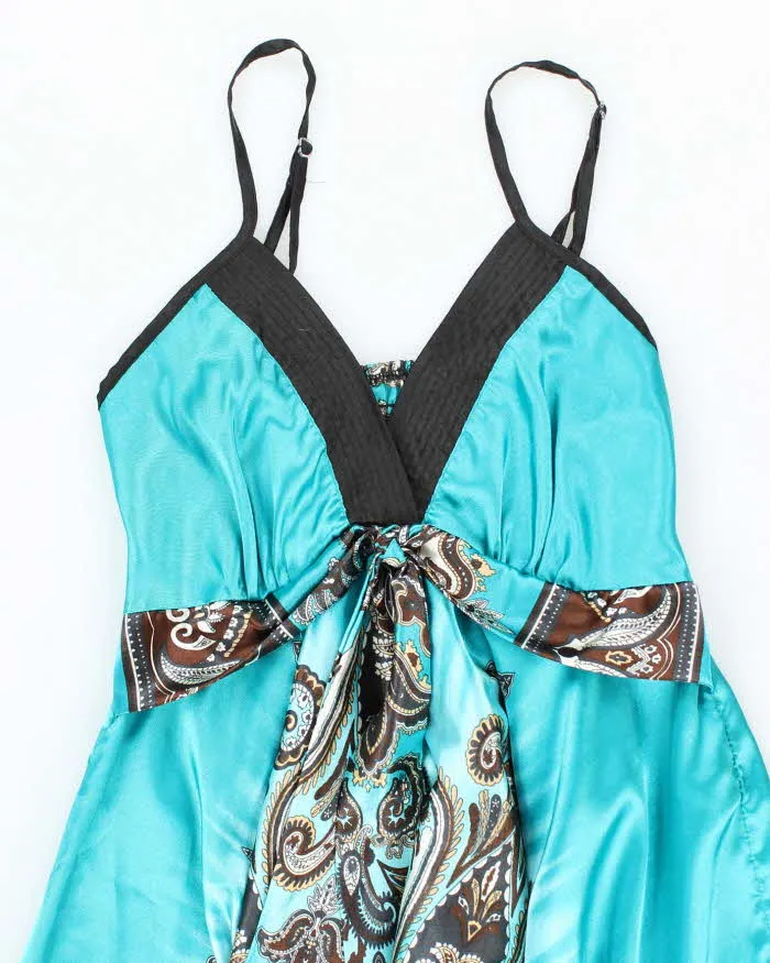 Vintage Y2k 00s Glam & Fame Satin Handkerchief Hem Dress - S/M sold by Rokit product image thumbnail 3