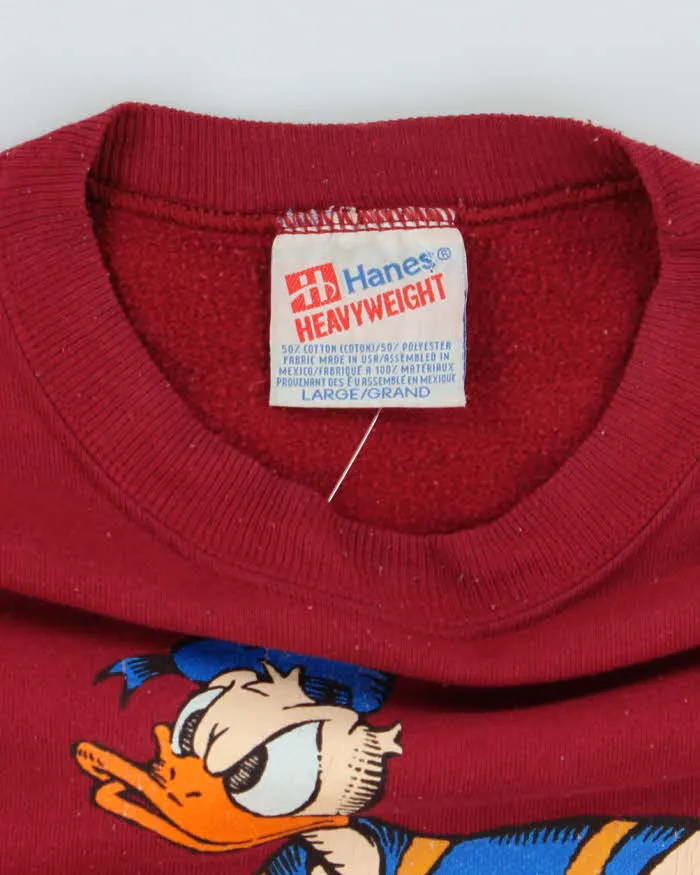 Vintage 90's Disney Donal Duck Graphic Sweatshirt - L sold by Rokit product image thumbnail 5