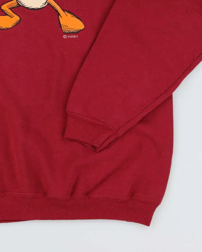 Vintage 90's Disney Donal Duck Graphic Sweatshirt - L sold by Rokit product image thumbnail 4