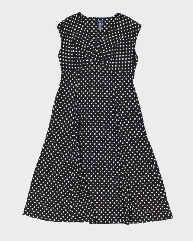 Vintage 00s Chaps Polka Dot Dress - M sold by Rokit