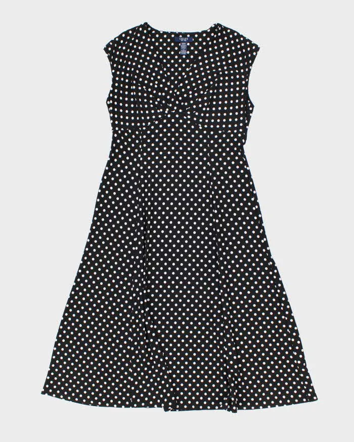 Vintage 00s Chaps Polka Dot Dress - M sold by Rokit