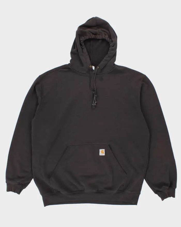 Vintage 90's Carhartt Oversized Sleeve Spell Out Hoodie - XL sold by Rokit