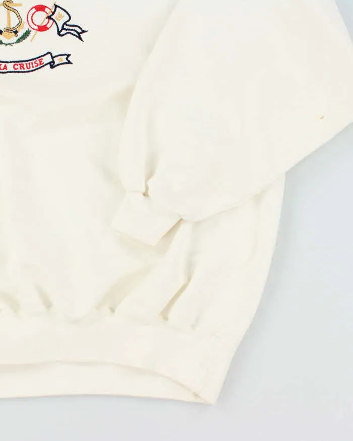 Vintage 90's Embroidered Song of Norway Sweatshirt - XL sold by Rokit product image thumbnail 4