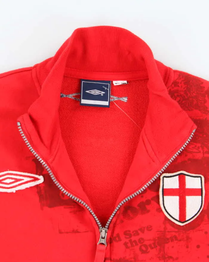 Vintage 2000's Umbro England Football Team Full Zip Sweatshirt - L sold by Rokit product image thumbnail 5