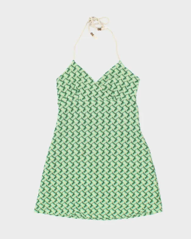 Vintage Y2k 00s Ann Taylor Halter Neck Dress - XS sold by Rokit
