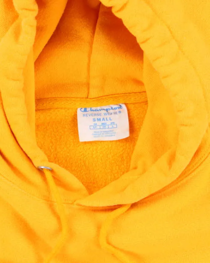 Vintage 2000's Champion Reverse Weave Yellow Hoodie - S sold by Rokit product image thumbnail 5