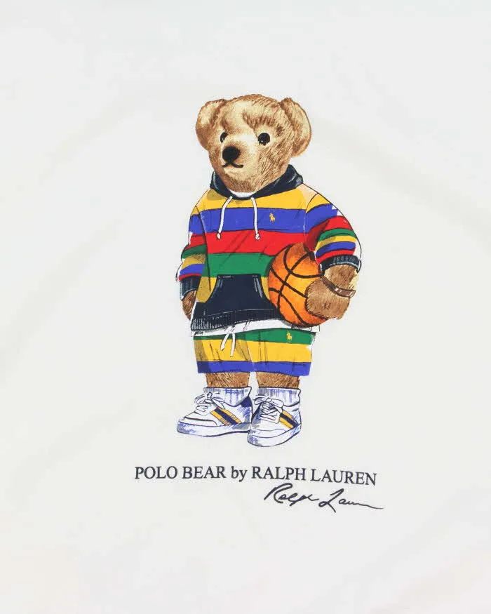 Vintage 2000's Ralph Lauren Polo Bear Hoodie - L sold by Rokit product image thumbnail 3
