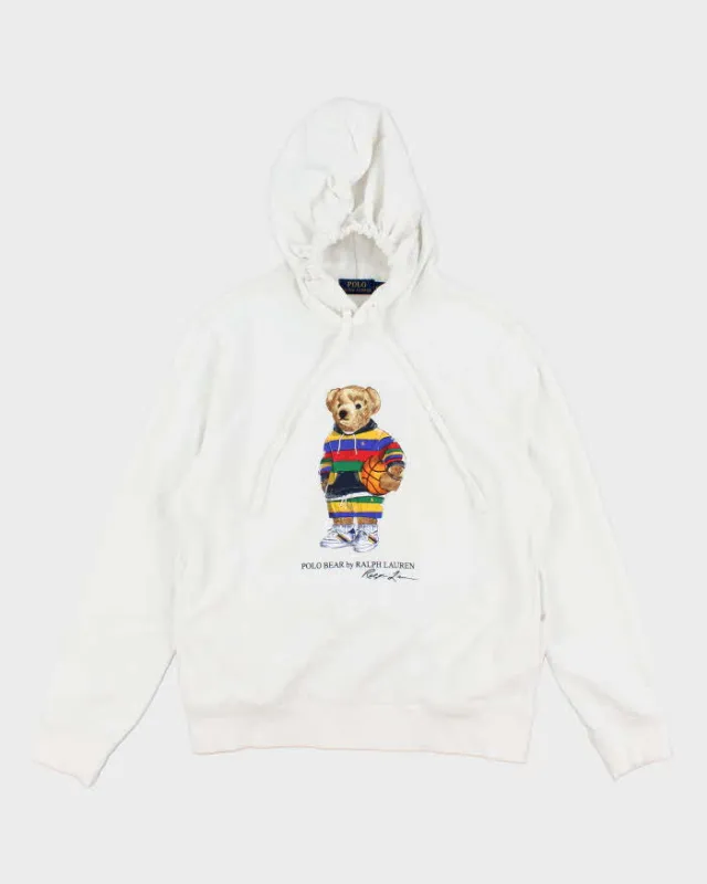 Vintage 2000's Ralph Lauren Polo Bear Hoodie - L sold by Rokit