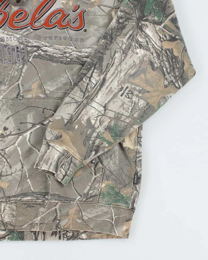 Vintage 2000's Cabela's Embroidered Camouflage Hoodie - M sold by Rokit product image thumbnail 4