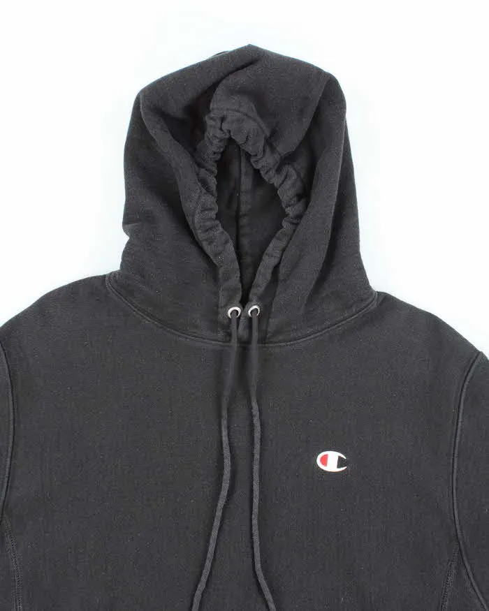 Vintage 2000's Champion Reverse Weave Black Hoodie - M sold by Rokit product image thumbnail 3