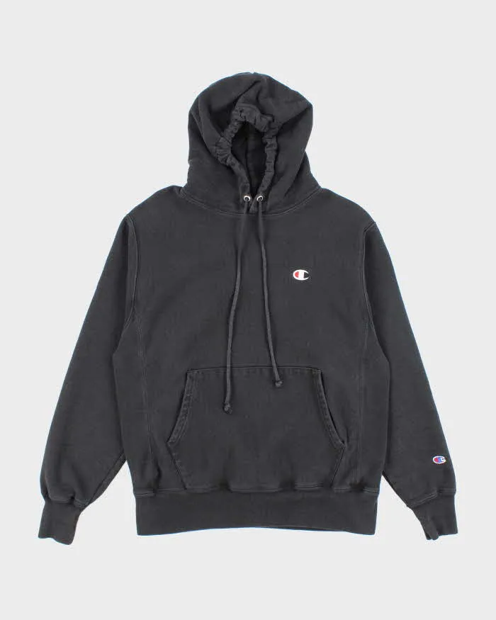 Vintage 2000's Champion Reverse Weave Black Hoodie - M sold by Rokit