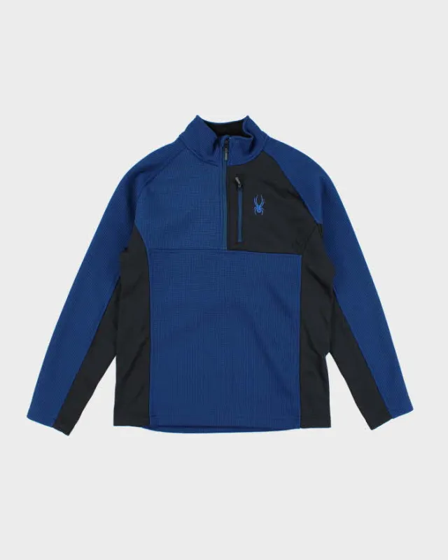 Vintage Spyder Quarter-Zip Fleece - L sold by Rokit