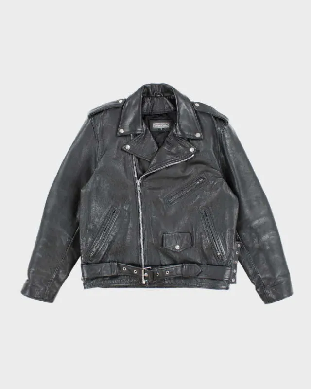 ジャケット・アウター 70s vintage leather riders jacket black 70'S Vintage Made In Japan Leather Jacket Riders Blouson