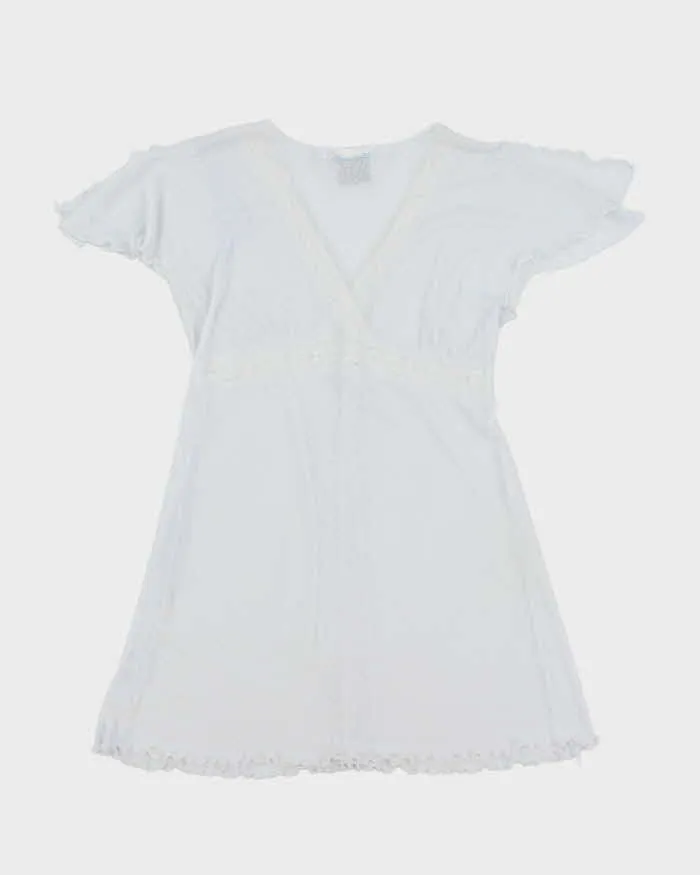 Vintage Y2k 00s Cover Me Beaded Sheer Dress - M sold by Rokit product image thumbnail 2