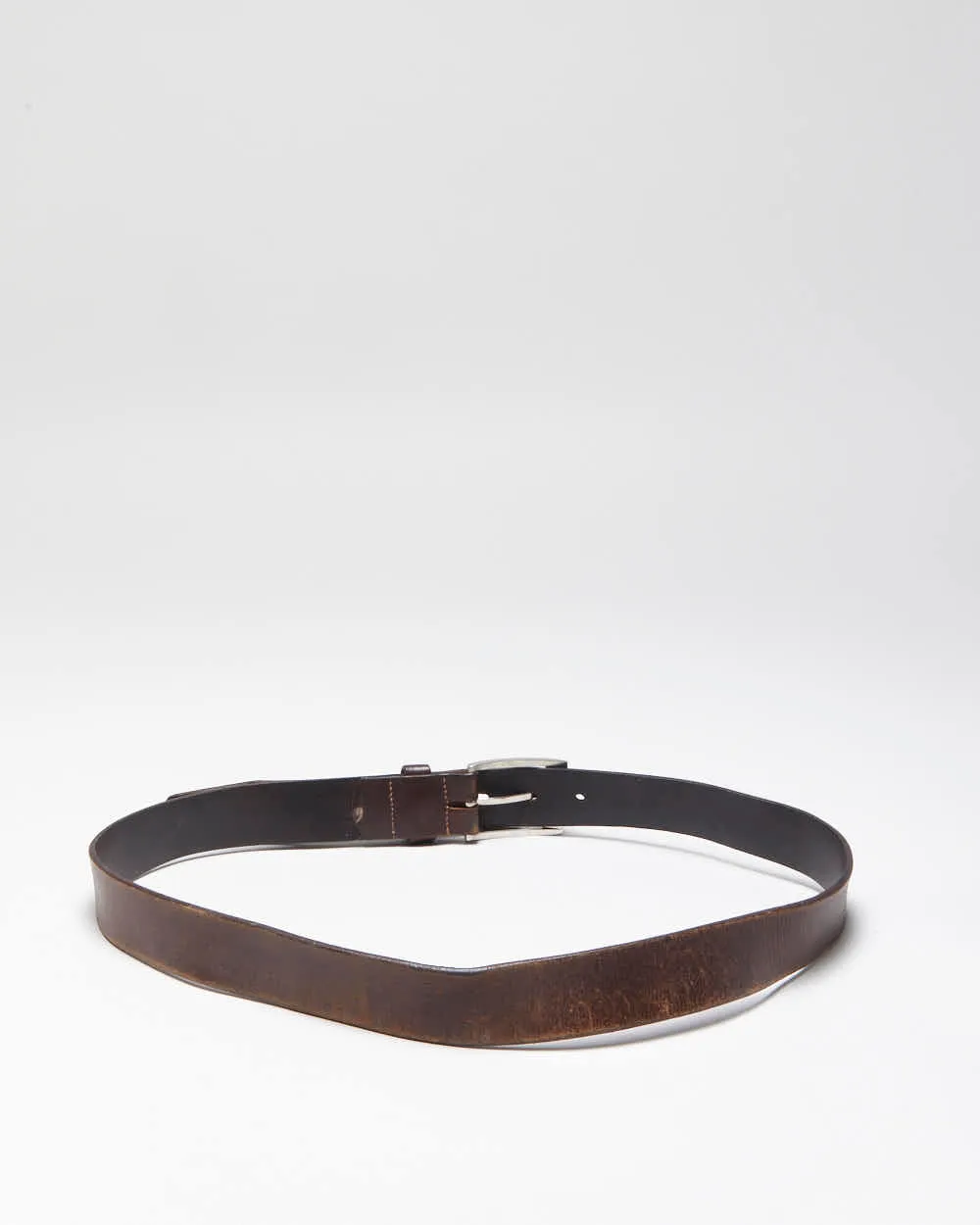Vintage Danier Brown Leather Belt - W33-W38 sold by Rokit product image thumbnail 3
