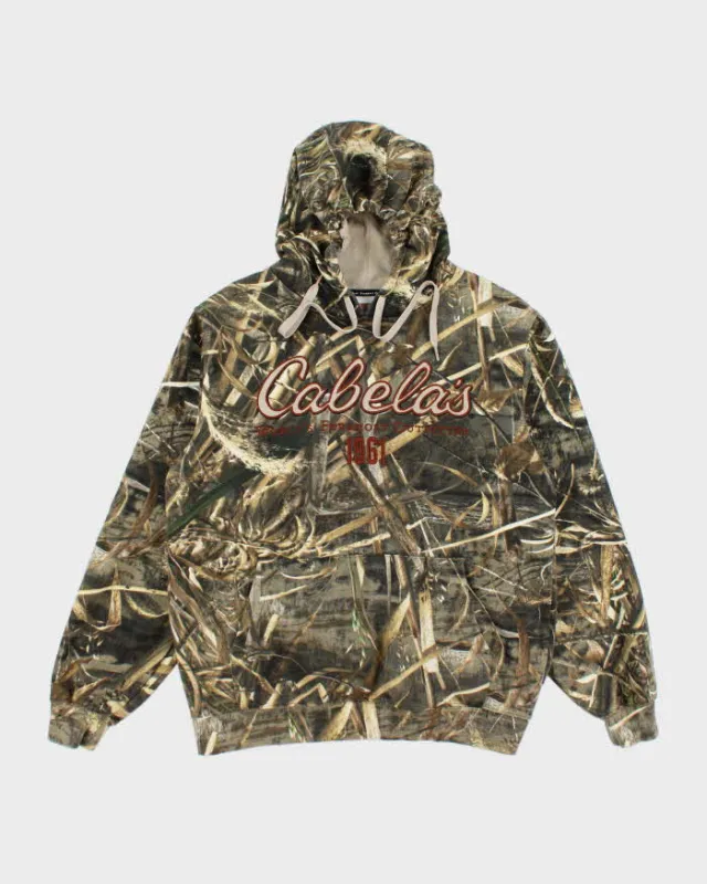 Vintage 2000's Cabelas Embroidered Oversized Hoodie - M sold by Rokit