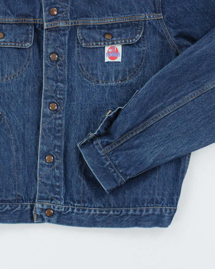 Vintage 80's GWG Scrubbies Dark Wash Denim Jacket - L sold by Rokit product image thumbnail 4