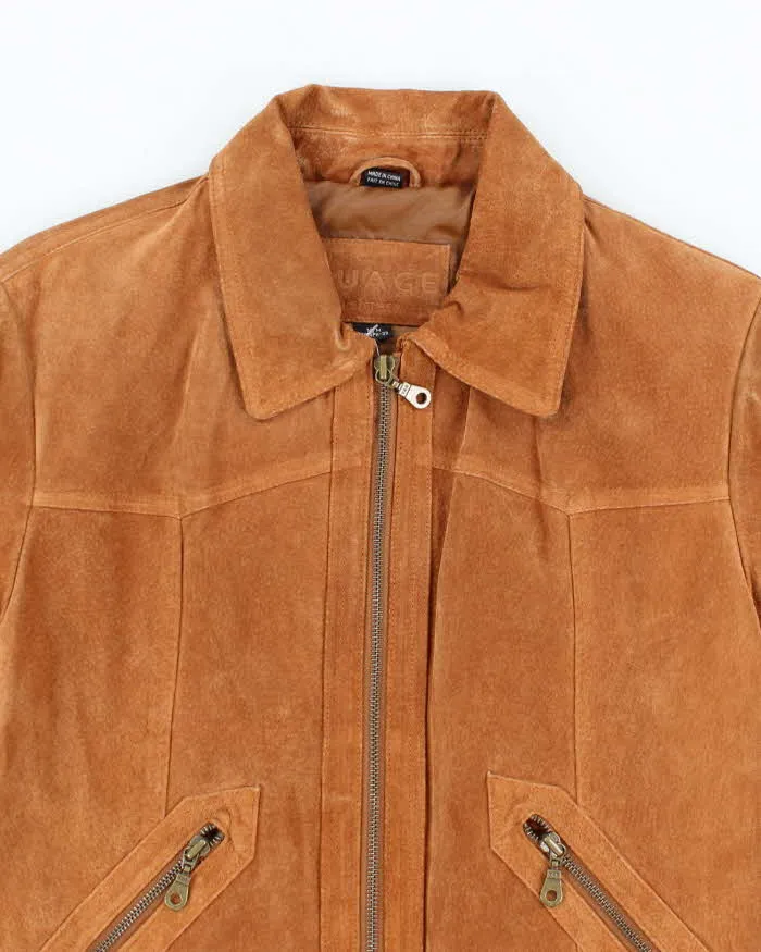 Vintage Nauge Zip-Up Suede Jacket - M sold by Rokit product image thumbnail 3