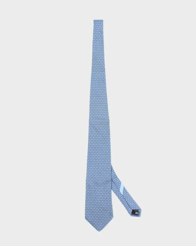 Vintage 90's Salvatore Ferragamo Patterned Silk Tie sold by Rokit