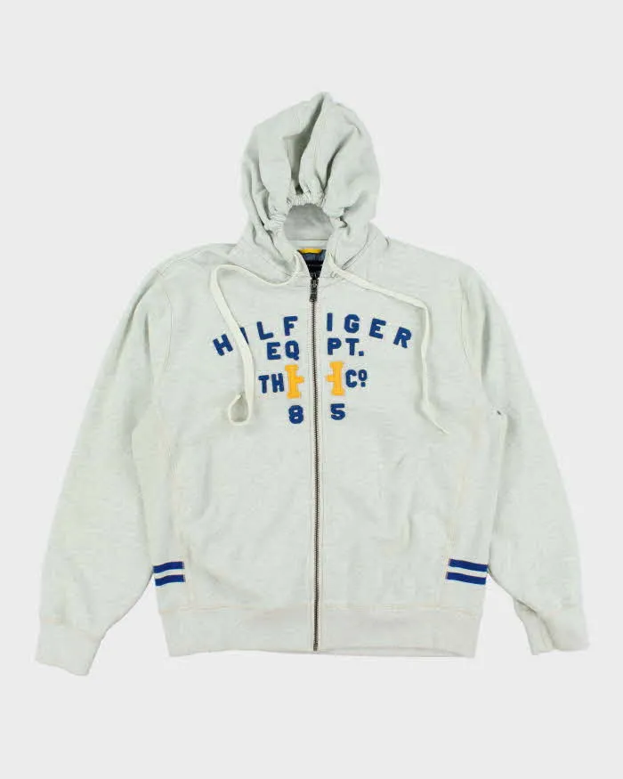 Vintage 2000's Tommy Hilfiger Spell Out Zip Up Hoodie - L sold by Rokit