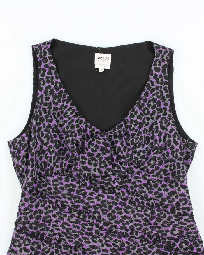 Vintage Y2k 00s Armani Collezioni Leopard Print Dress - M sold by Rokit product image thumbnail 3