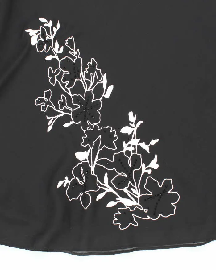 Vintage 90s Lori M Black Beaded Dress - XL sold by Rokit product image thumbnail 3