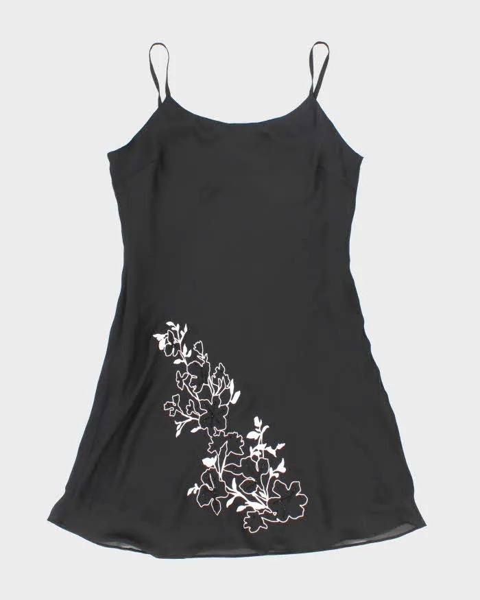 Vintage 90s Lori M Black Beaded Dress - XL sold by Rokit