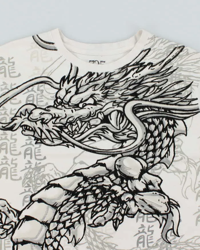 Vintage Y2K Big Dragon Graphic T-Shirt - XL sold by Rokit product image thumbnail 3