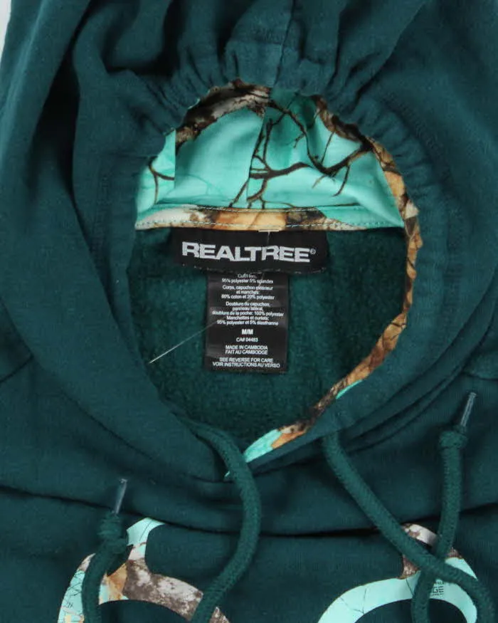 Vintage Y2K Real Tree Embroidered Blue Camo Logo Hoodie - M sold by Rokit product image thumbnail 5