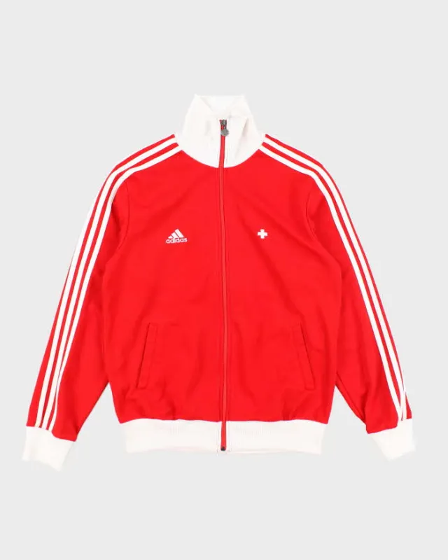 Vintage Adidas Three Stripe Euro's 2006 Switzerland Track Jacket - L sold by Rokit
