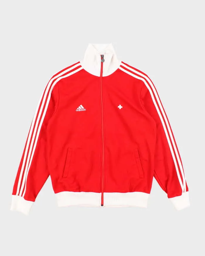Vintage Adidas Three Stripe Euro's 2006 Switzerland Track Jacket - L sold by Rokit