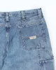 Vintage Wrangler Wide Leg Medium Wash Carpenter Shorts - W34 L9 sold by Rokit