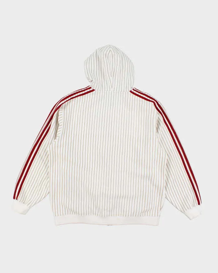 Vintage 2000's Adidas NBA Pin Stripe Zip Up Hoodie - XL sold by Rokit product image thumbnail 2