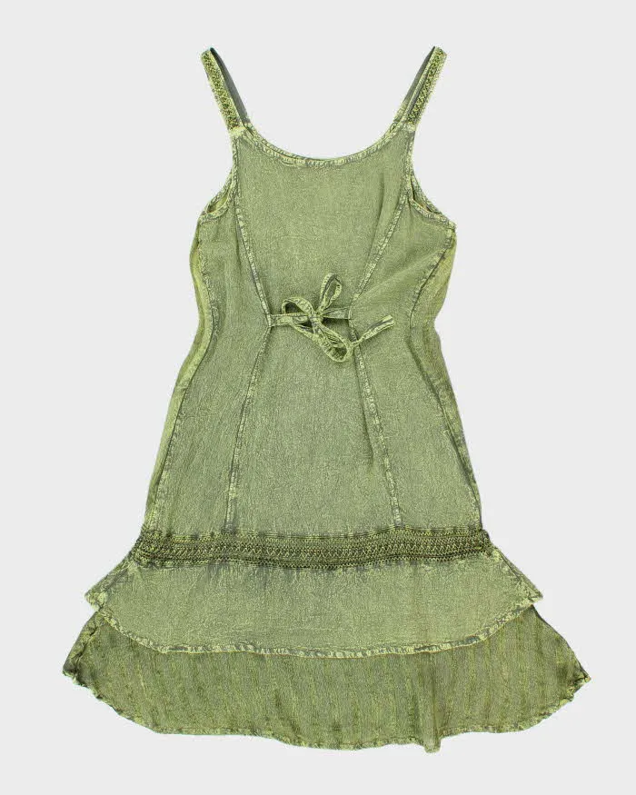 Vintage 90s Model France Green Dress - M sold by Rokit product image thumbnail 2
