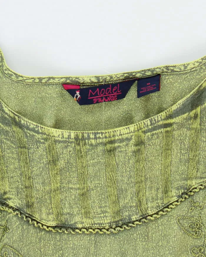 Vintage 90s Model France Green Dress - M sold by Rokit product image thumbnail 5