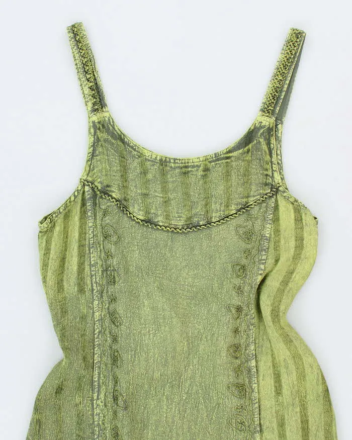 Vintage 90s Model France Green Dress - M sold by Rokit product image thumbnail 3