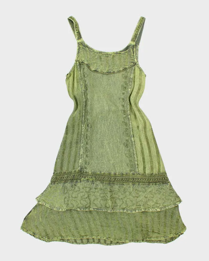 Vintage 90s Model France Green Dress - M sold by Rokit