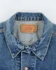 Vintage 90's Levi's Faded Dark Wash Denim Jacket - L sold by Rokit
