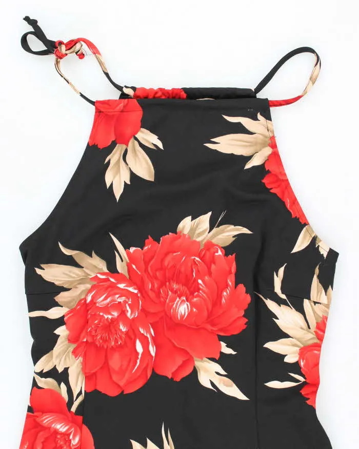 Vintage 90s Jacquline Conor Asymmetric Hem Floral Dress - S sold by Rokit product image thumbnail 3