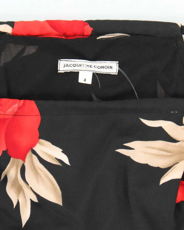 Vintage 90s Jacquline Conor Asymmetric Hem Floral Dress - S sold by Rokit product image thumbnail 5