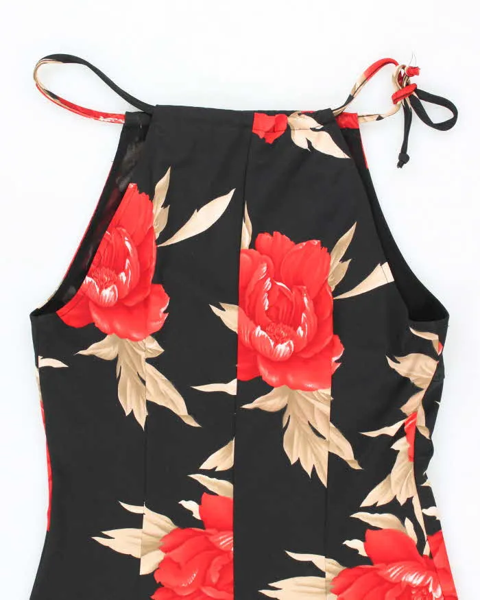 Vintage 90s Jacquline Conor Asymmetric Hem Floral Dress - S sold by Rokit product image thumbnail 4