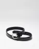 Vintage Italian Black Leather Belt - W34-W38 sold by Rokit