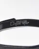 Vintage Italian Black Leather Belt - W34-W38 sold by Rokit