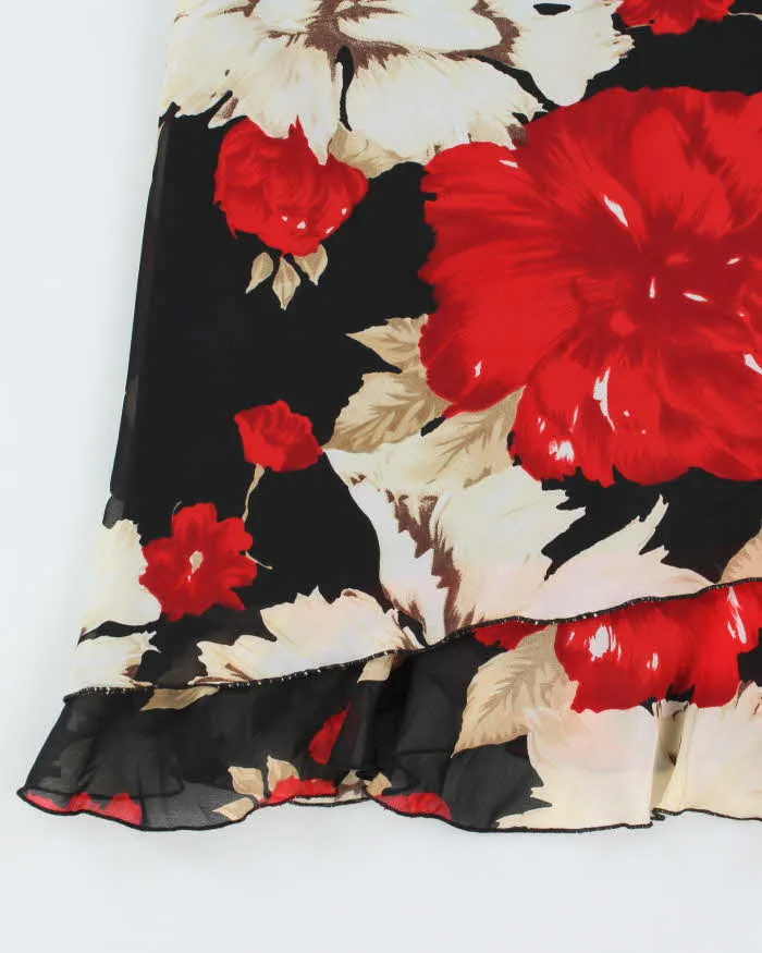 Vintage 90s Cleo Floral Skirt - M sold by Rokit product image thumbnail 4