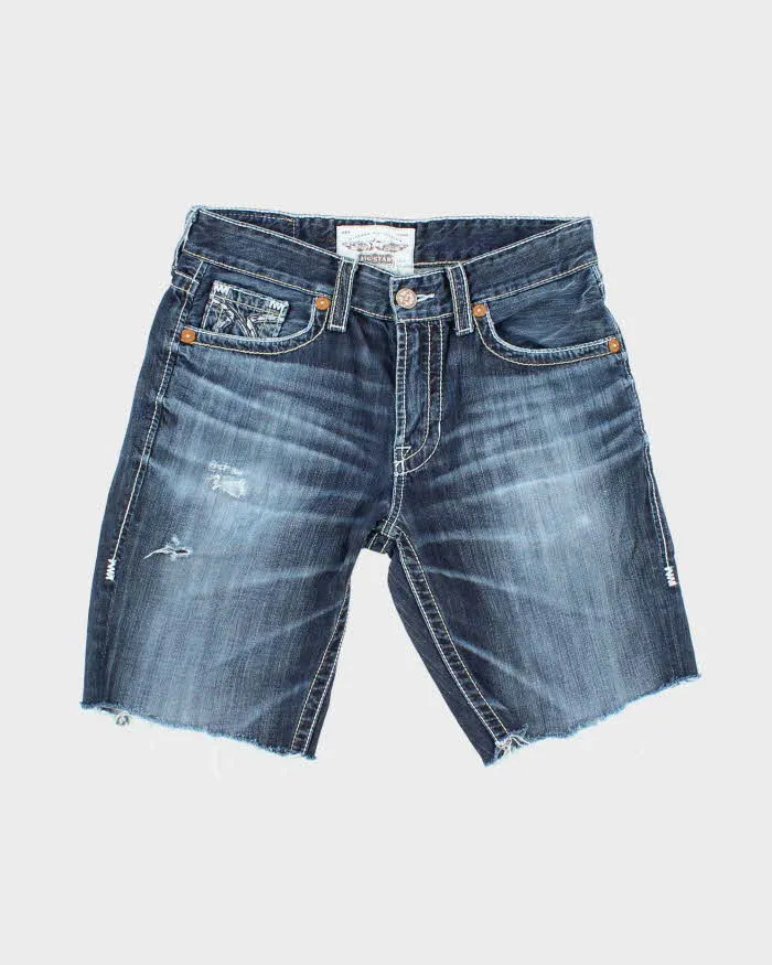 Vintage 2000's Big Star Contrast Stitch Denim Shorts - W32 L10 sold by Rokit